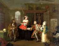 William Hogarth - Marriage A-la-Mode - 3, The Inspection